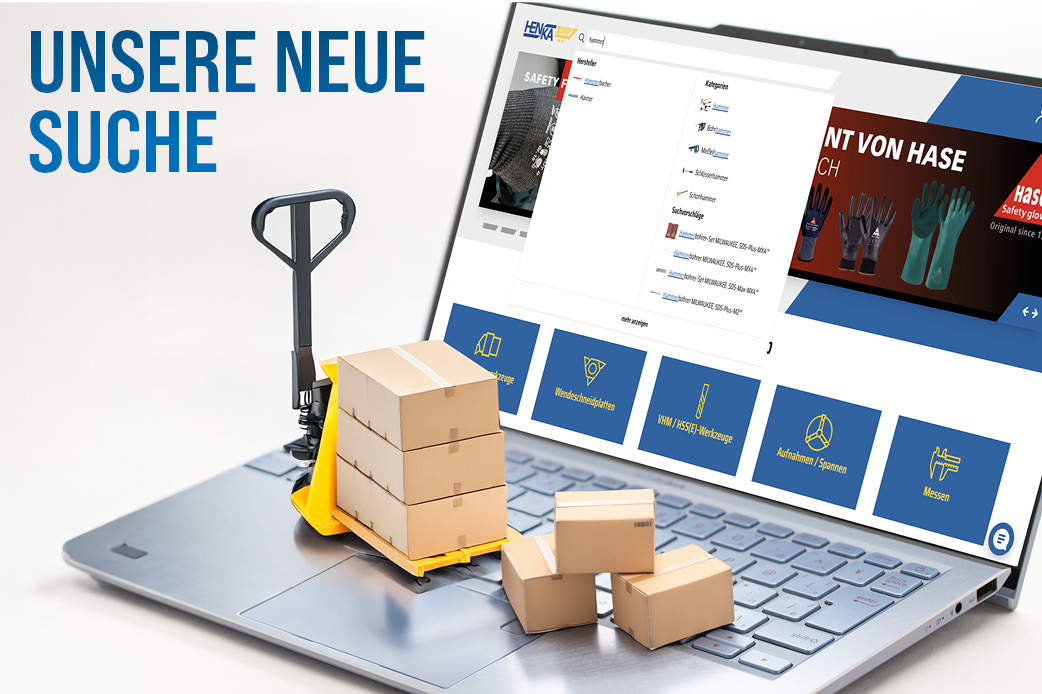 Neue Suche im Onlineshop Neue Suche im Onlineshop